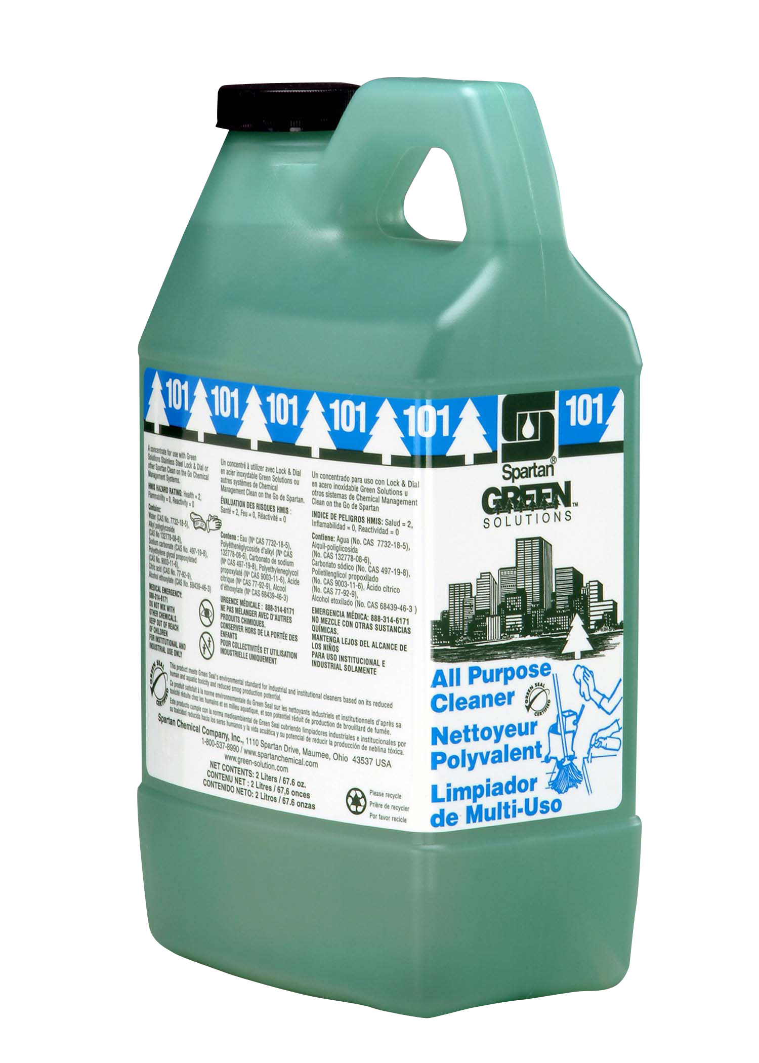 Green Solutions® All Purpose Cleaner 101 2 liter (4 per case)